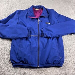Vintage Hind Windkiller Windbreaker Gore-Tech Jacket Mens M Blue Jersey Lined